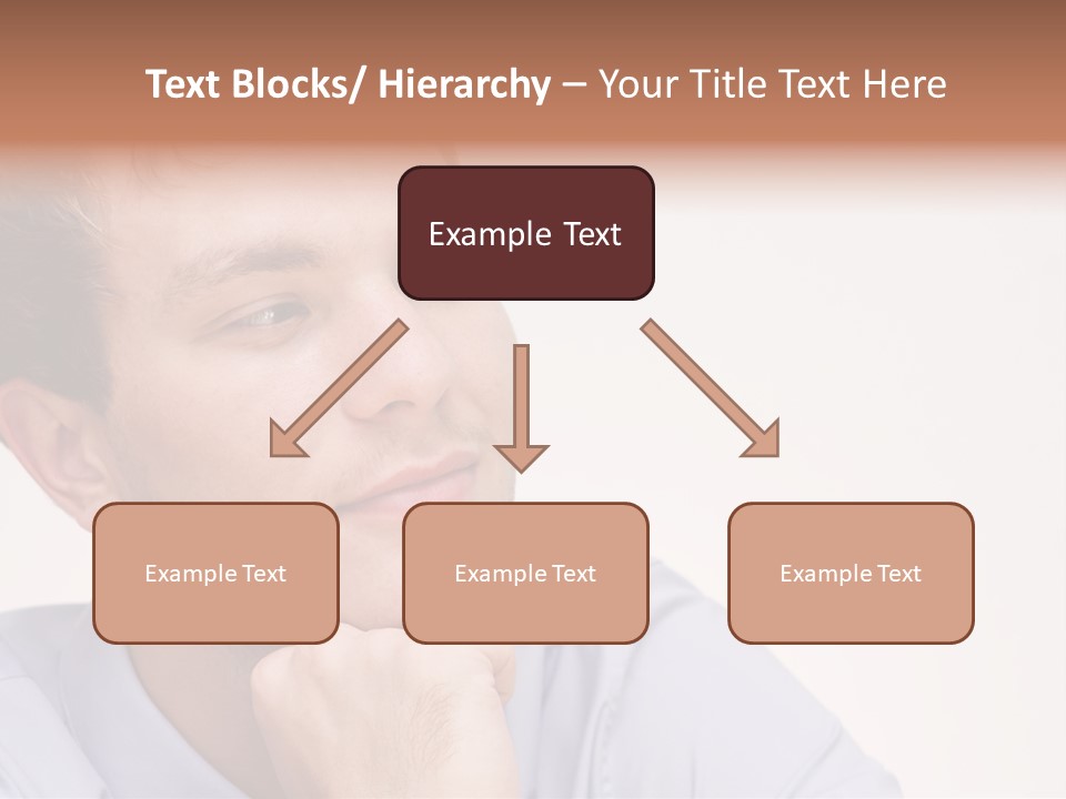 Caucasian Color Expressing PowerPoint Template