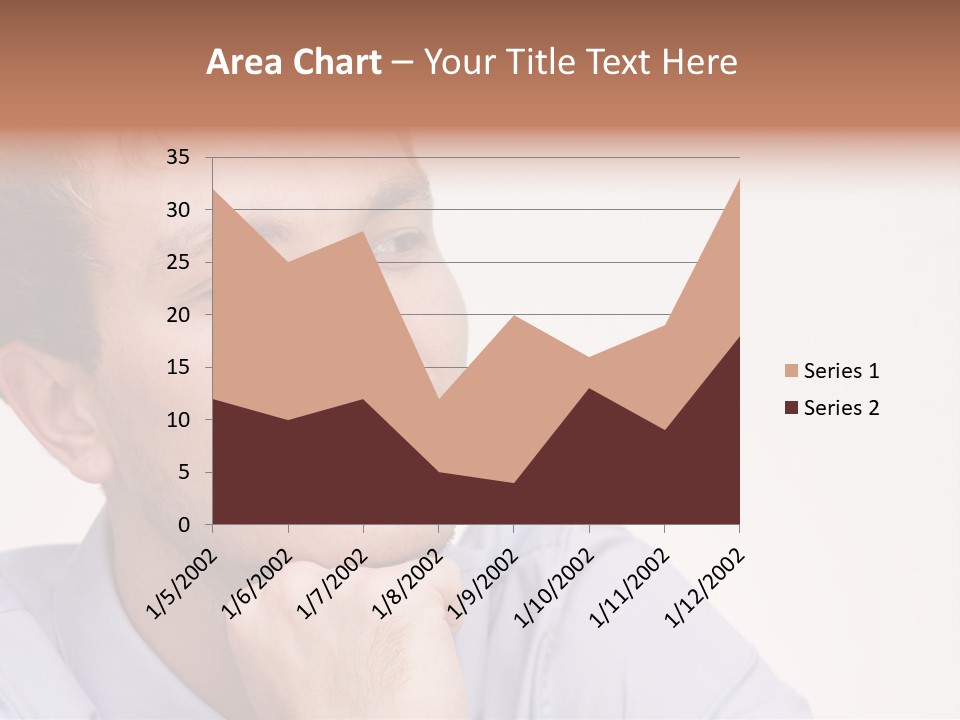 Caucasian Color Expressing PowerPoint Template