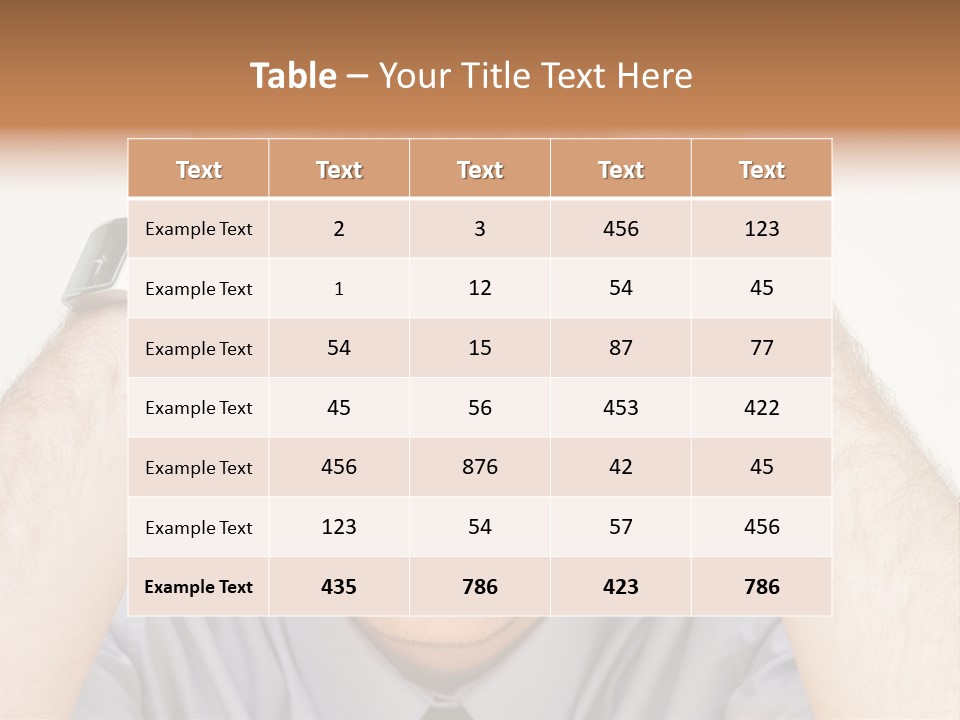 Human Job Collar PowerPoint Template