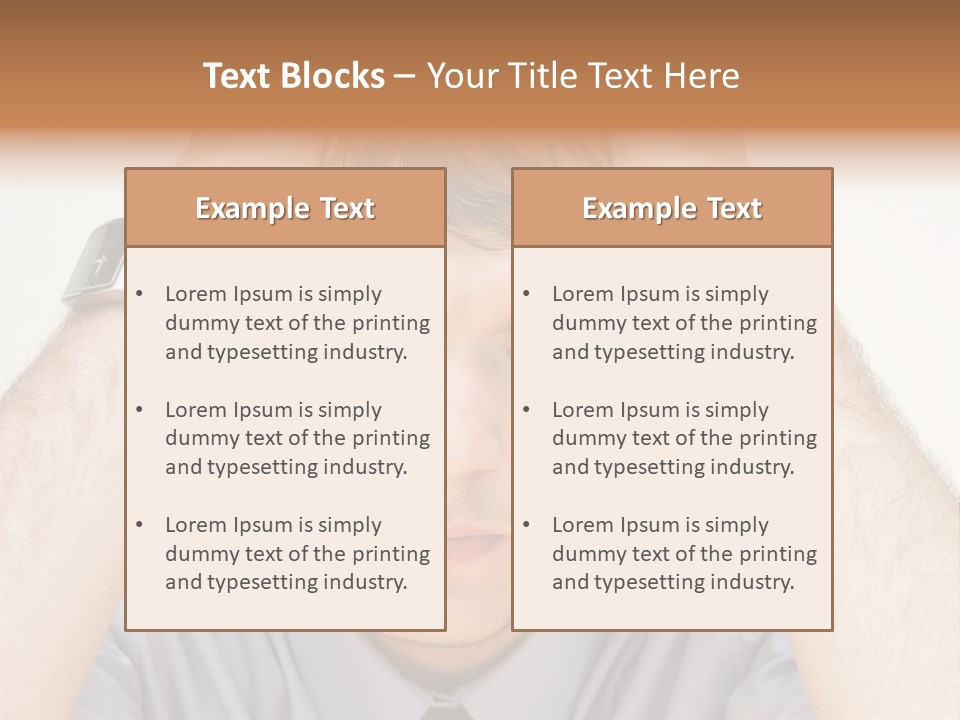 Human Job Collar PowerPoint Template