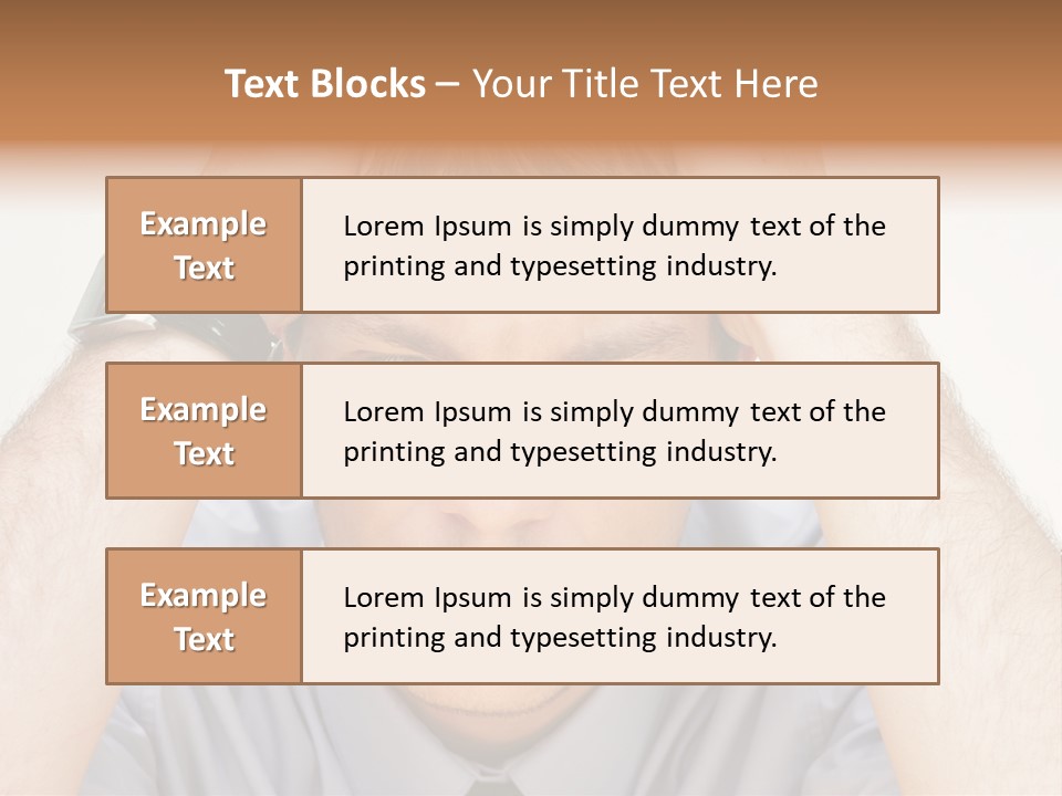 Human Job Collar PowerPoint Template