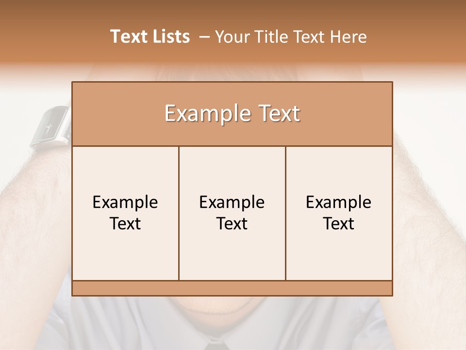 Human Job Collar PowerPoint Template