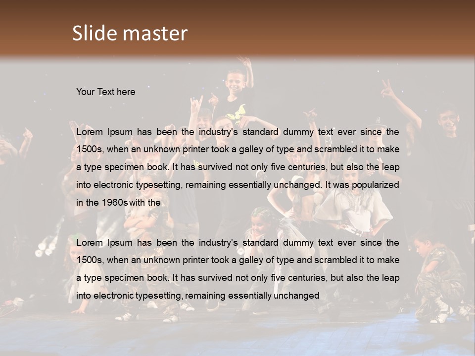 Belarus Motion Man PowerPoint Template