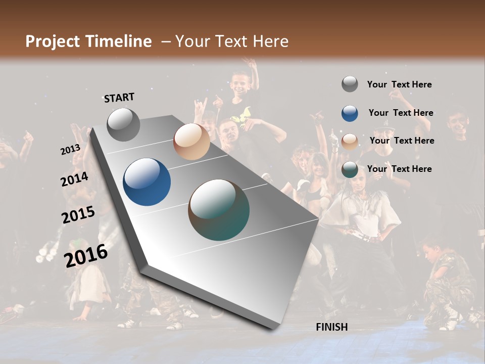Belarus Motion Man PowerPoint Template