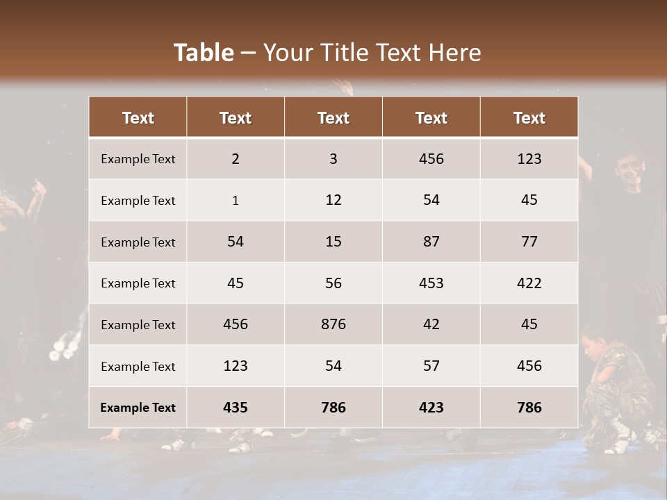 Belarus Motion Man PowerPoint Template