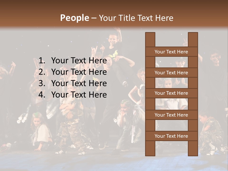 Belarus Motion Man PowerPoint Template