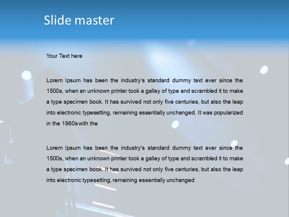 Beam Film Operator PowerPoint Template