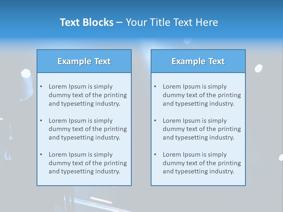 Beam Film Operator PowerPoint Template