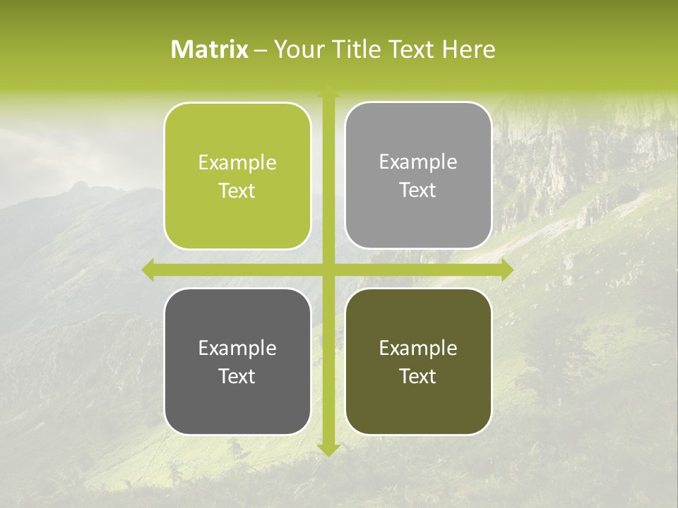 Europe Quiet Sky PowerPoint Template