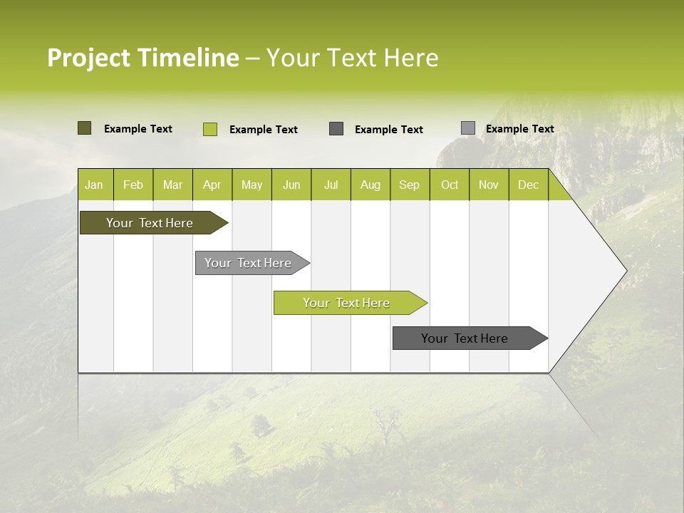 Europe Quiet Sky PowerPoint Template