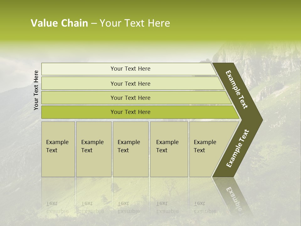 Europe Quiet Sky PowerPoint Template