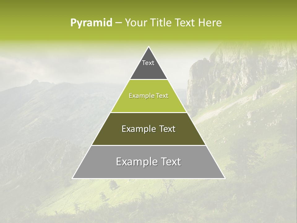 Europe Quiet Sky PowerPoint Template