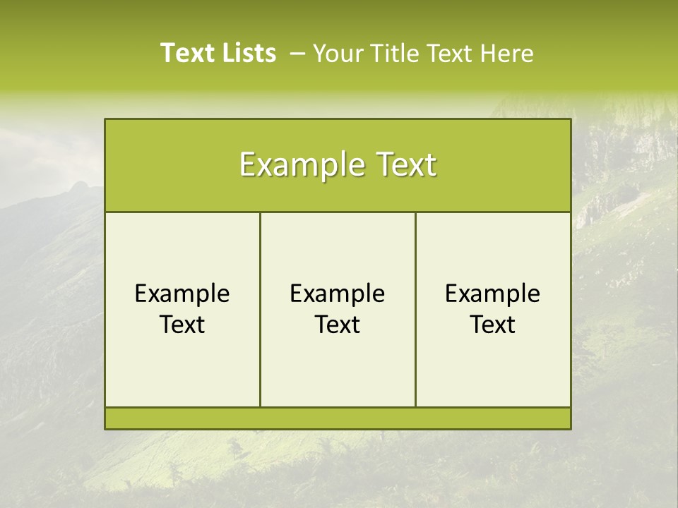Europe Quiet Sky PowerPoint Template
