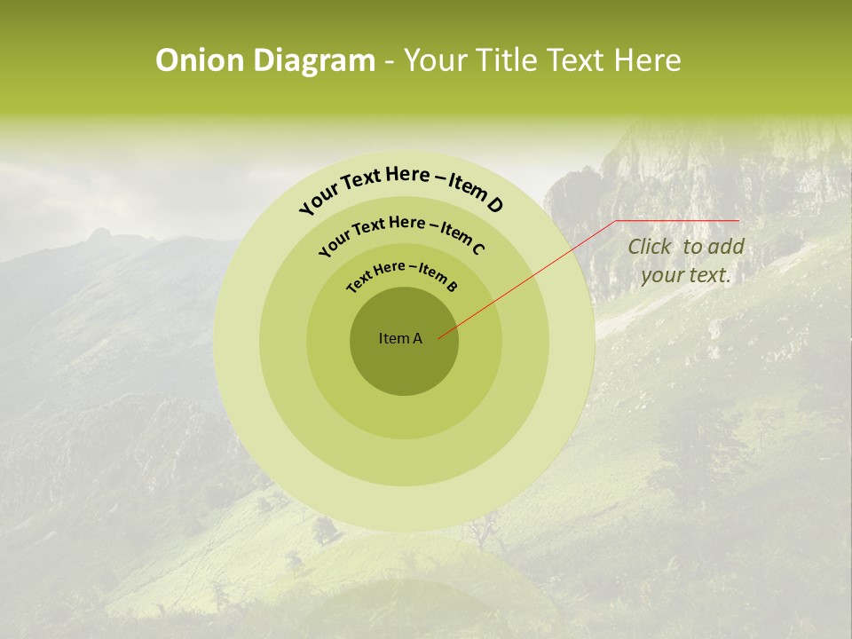 Europe Quiet Sky PowerPoint Template