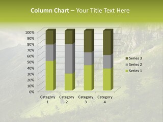 Europe Quiet Sky PowerPoint Template