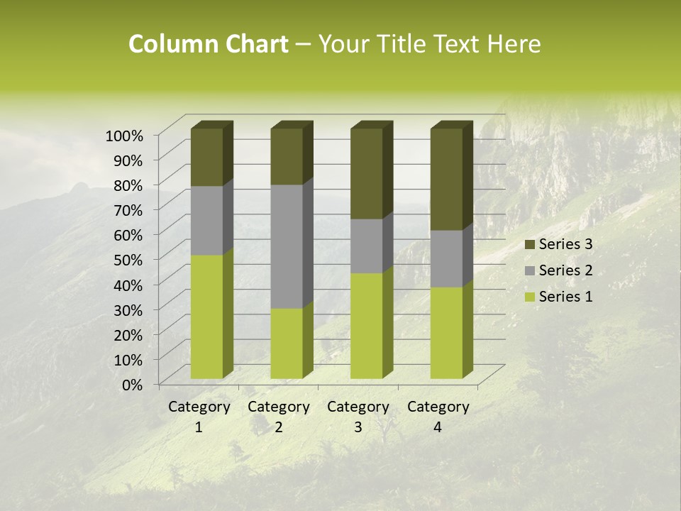Europe Quiet Sky PowerPoint Template