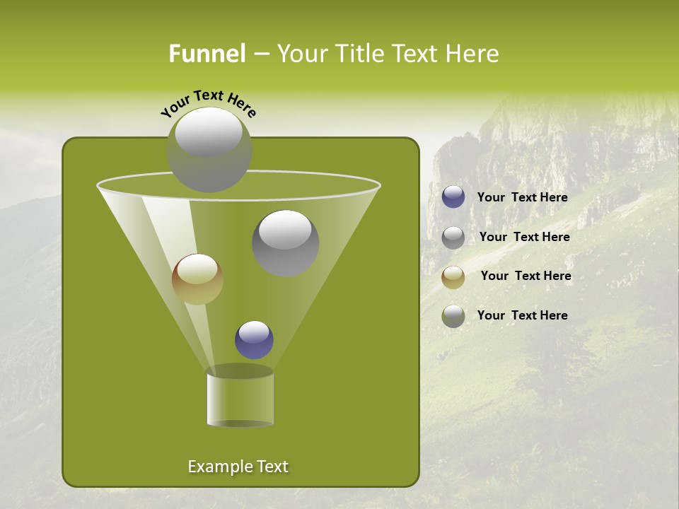 Europe Quiet Sky PowerPoint Template