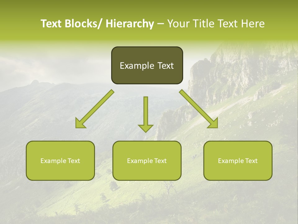 Europe Quiet Sky PowerPoint Template