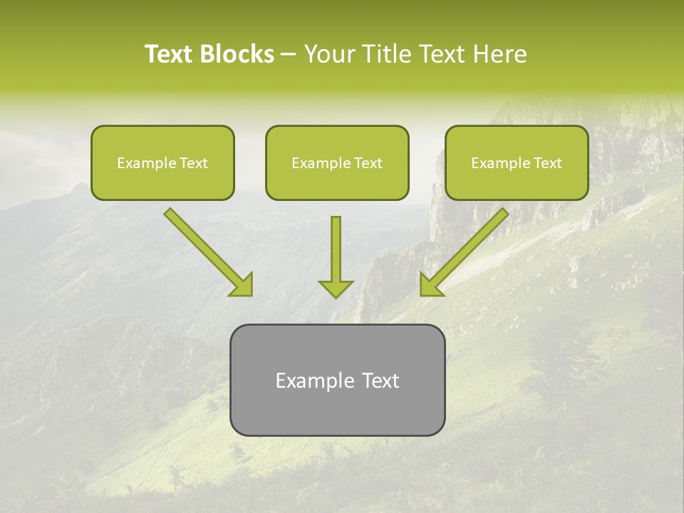 Europe Quiet Sky PowerPoint Template