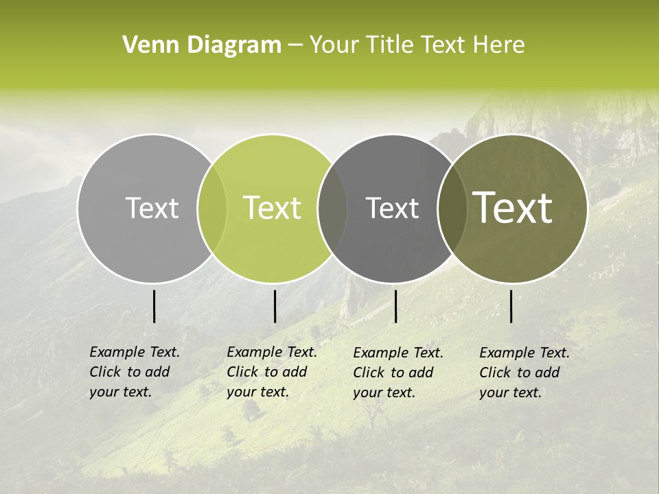 Europe Quiet Sky PowerPoint Template