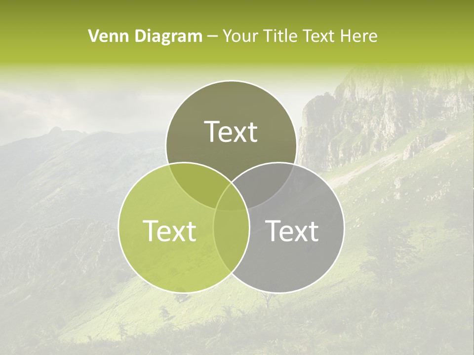 Europe Quiet Sky PowerPoint Template