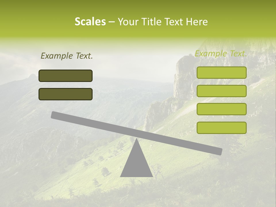 Europe Quiet Sky PowerPoint Template