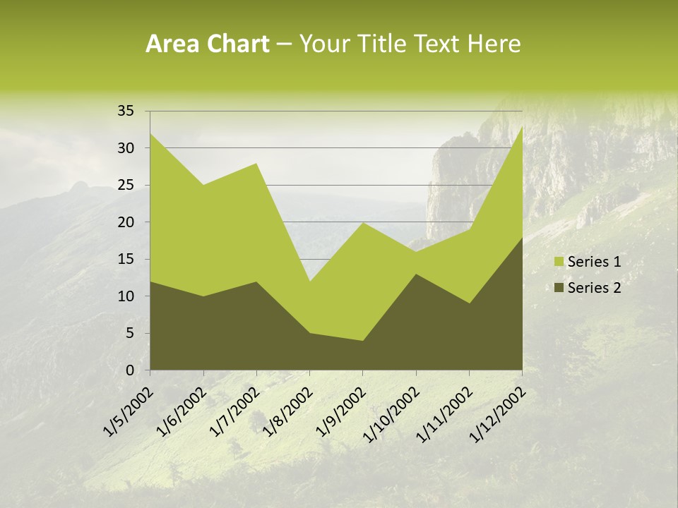 Europe Quiet Sky PowerPoint Template