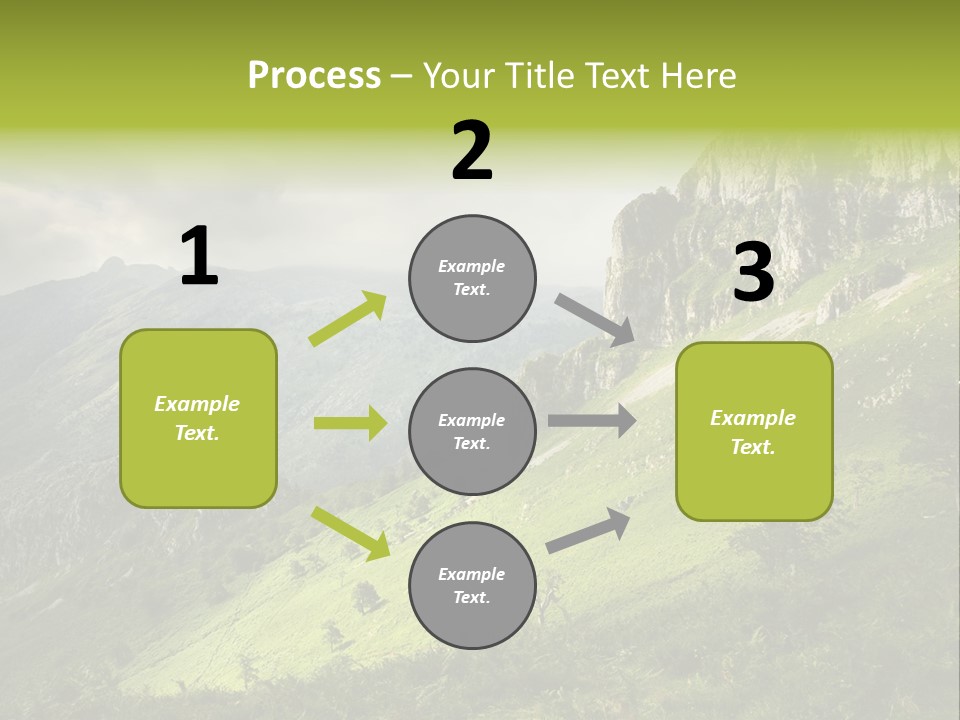 Europe Quiet Sky PowerPoint Template