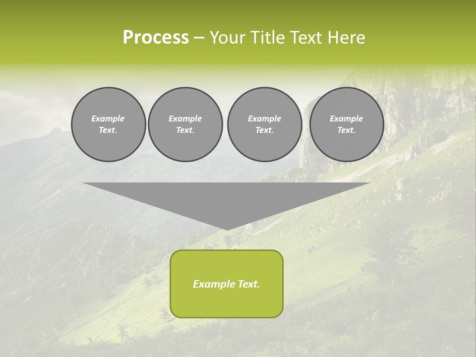 Europe Quiet Sky PowerPoint Template
