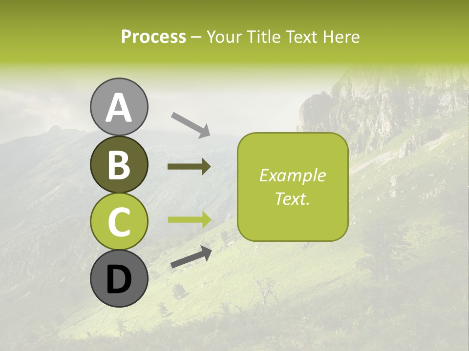 Europe Quiet Sky PowerPoint Template