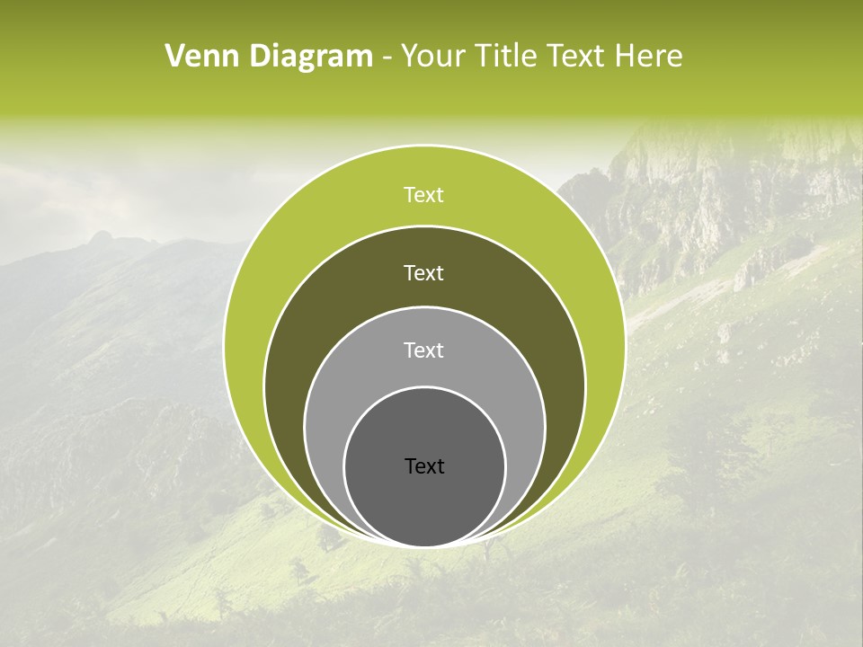 Europe Quiet Sky PowerPoint Template