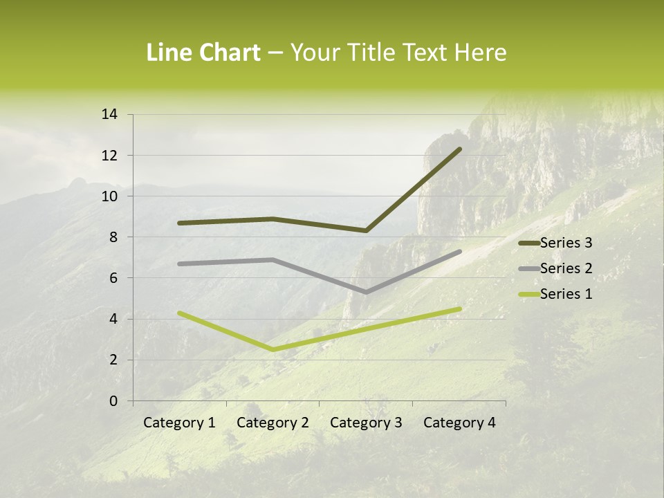 Europe Quiet Sky PowerPoint Template