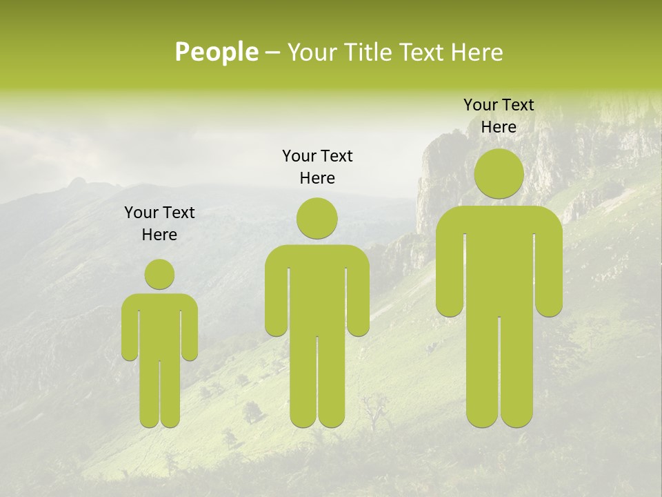 Europe Quiet Sky PowerPoint Template