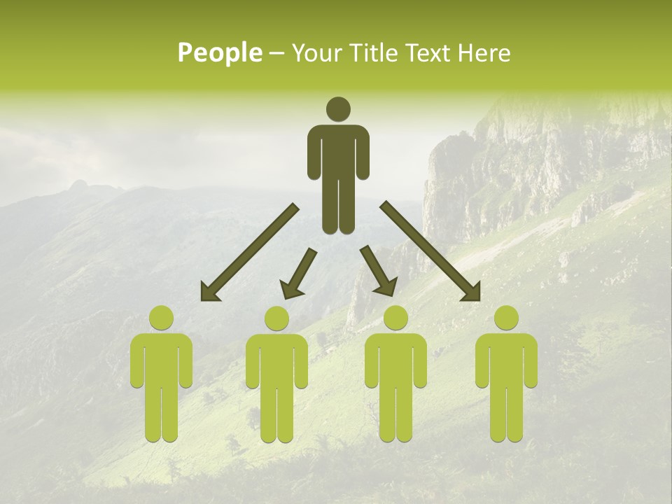 Europe Quiet Sky PowerPoint Template