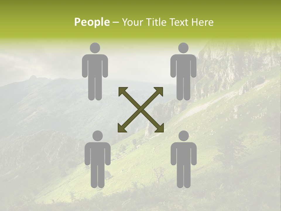 Europe Quiet Sky PowerPoint Template