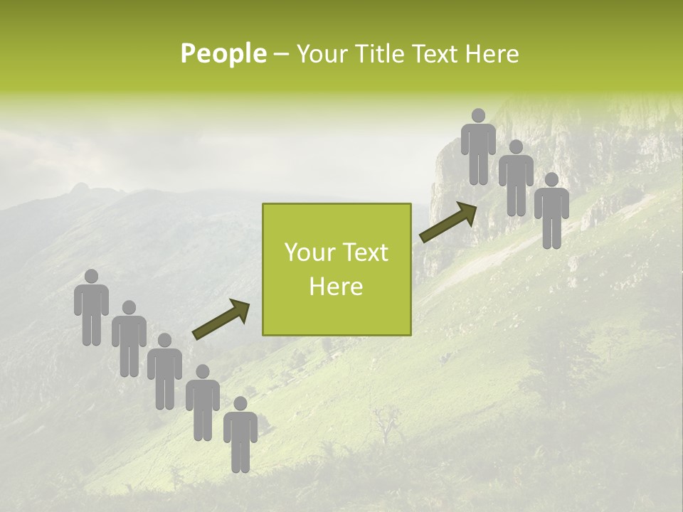 Europe Quiet Sky PowerPoint Template