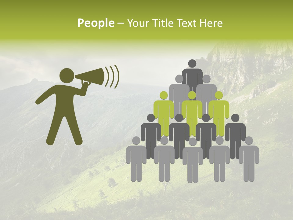 Europe Quiet Sky PowerPoint Template