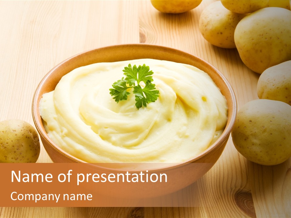 Meal Yellow Cooked PowerPoint Template
