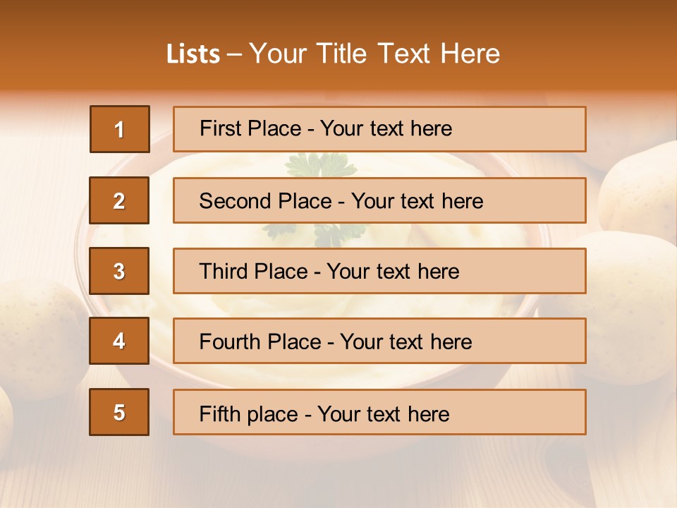 Meal Yellow Cooked PowerPoint Template