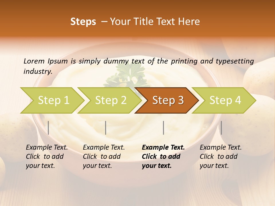 Meal Yellow Cooked PowerPoint Template