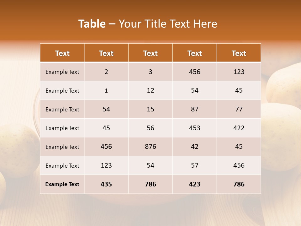 Meal Yellow Cooked PowerPoint Template