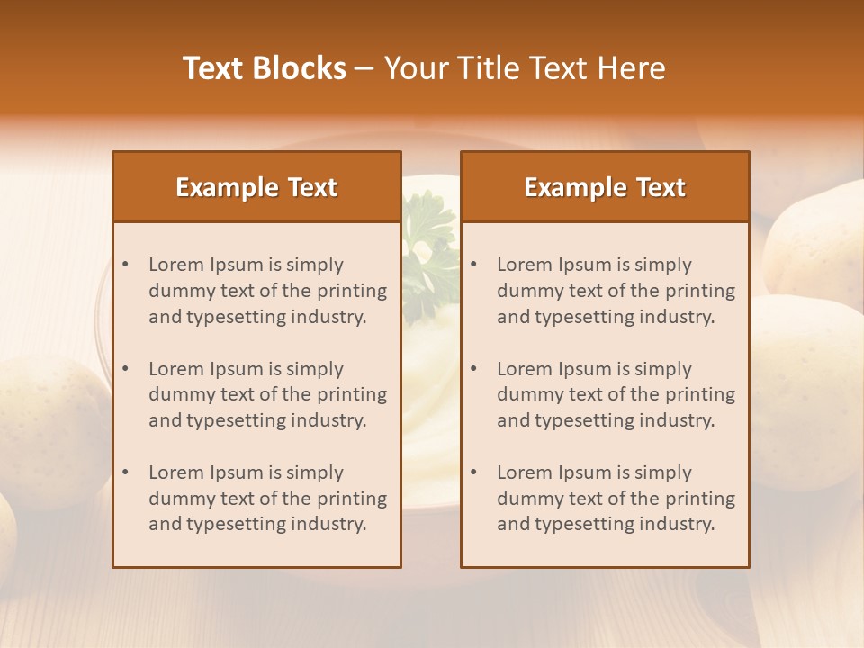 Meal Yellow Cooked PowerPoint Template