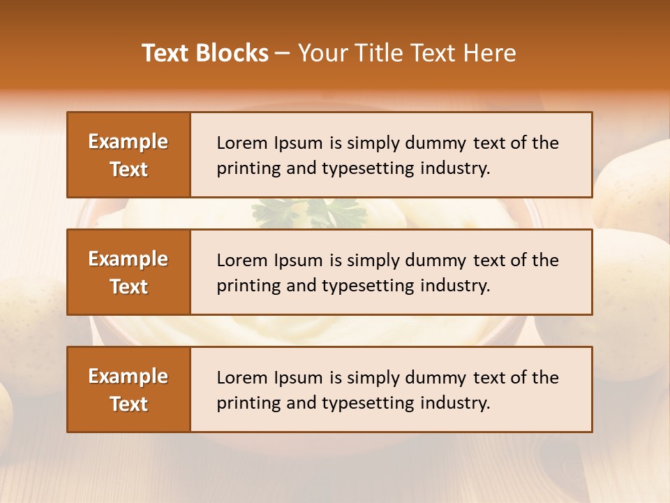 Meal Yellow Cooked PowerPoint Template