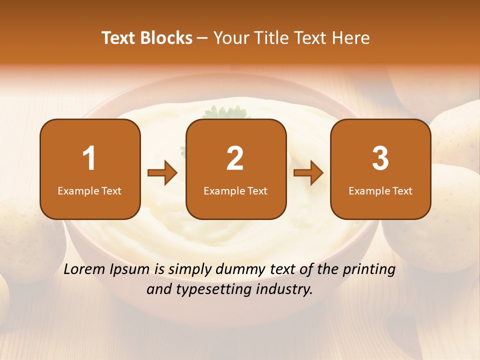 Meal Yellow Cooked PowerPoint Template
