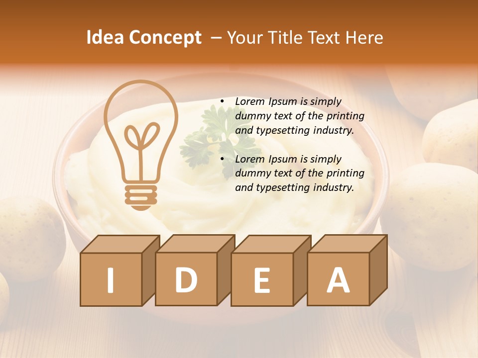 Meal Yellow Cooked PowerPoint Template