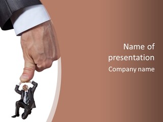 Pull Press White PowerPoint Template