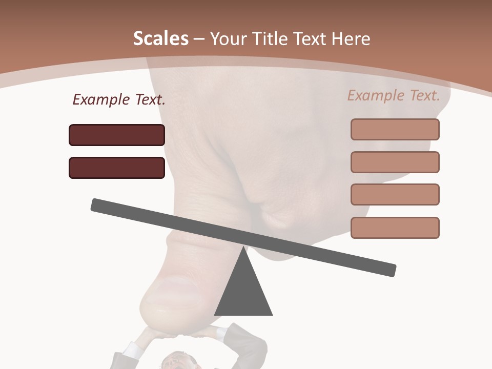 Pull Press White PowerPoint Template