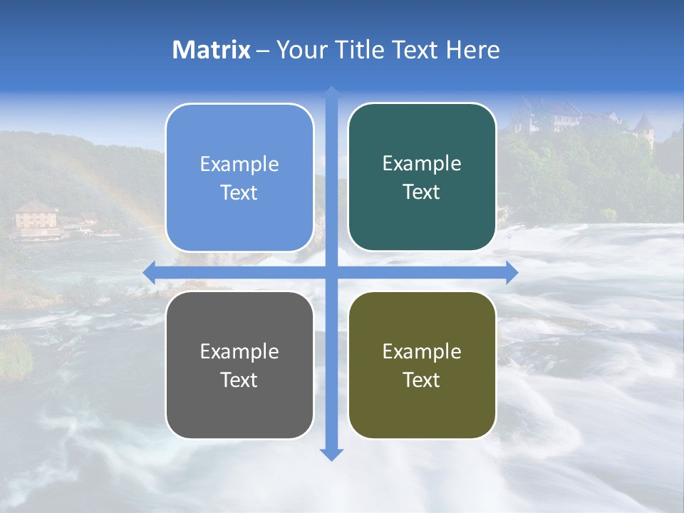 Tourism Rhine Schaffhausen PowerPoint Template