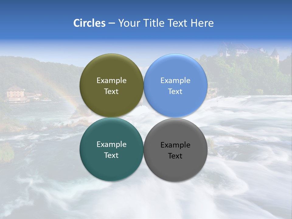 Tourism Rhine Schaffhausen PowerPoint Template