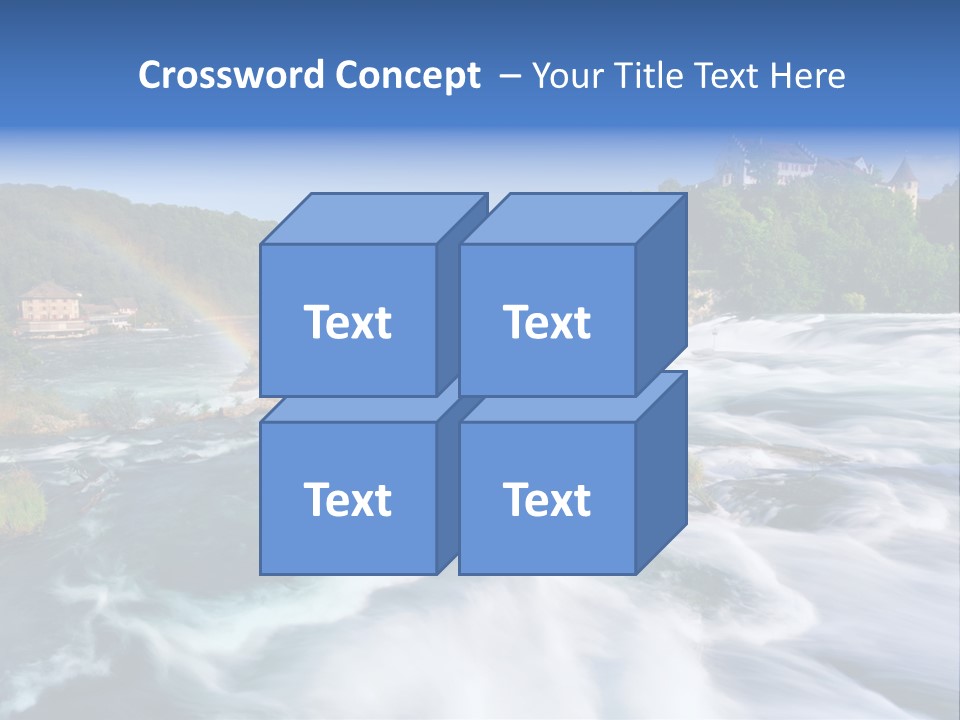 Tourism Rhine Schaffhausen PowerPoint Template
